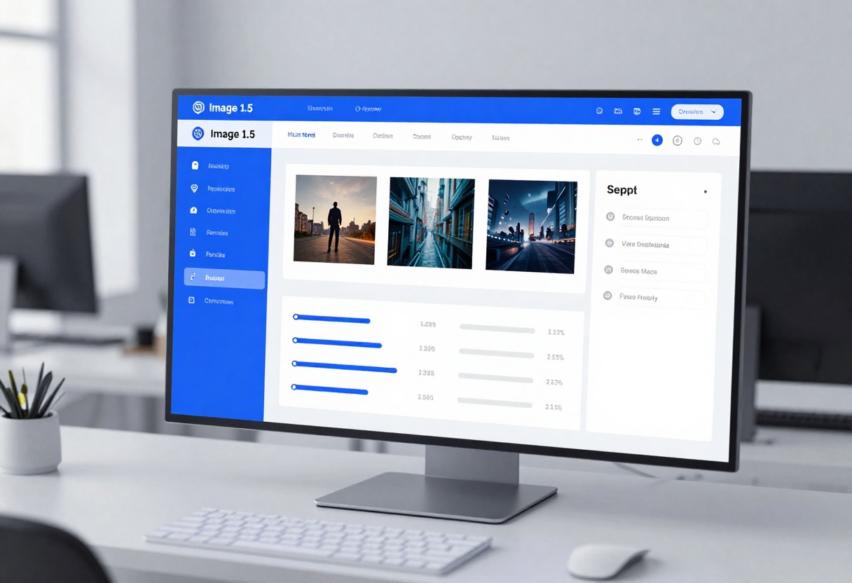 Modern AI interface dashboard Modern AI interface dashboard