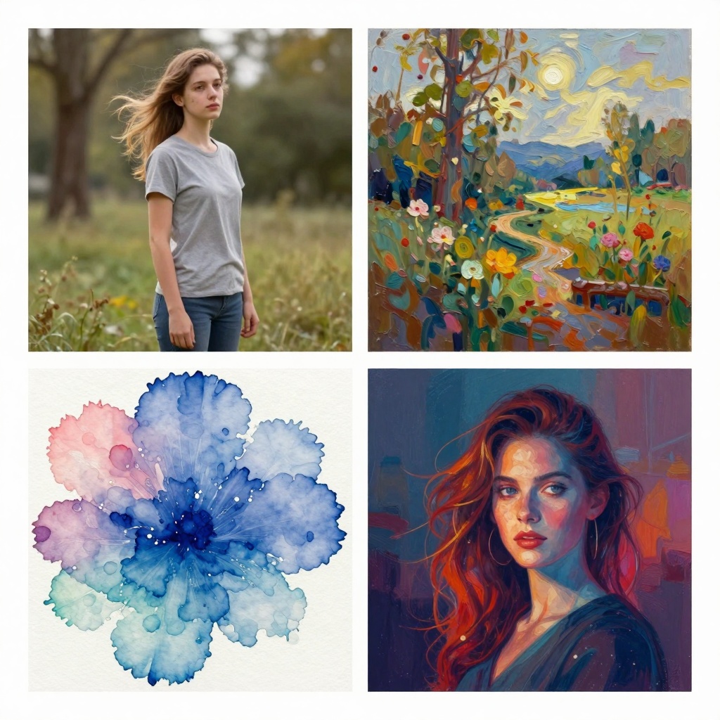 Style variation examples