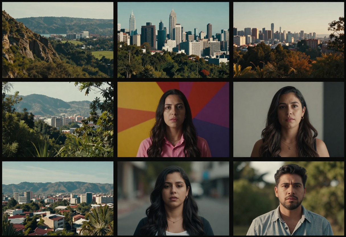 Examples of high-quality AI-generated video stills