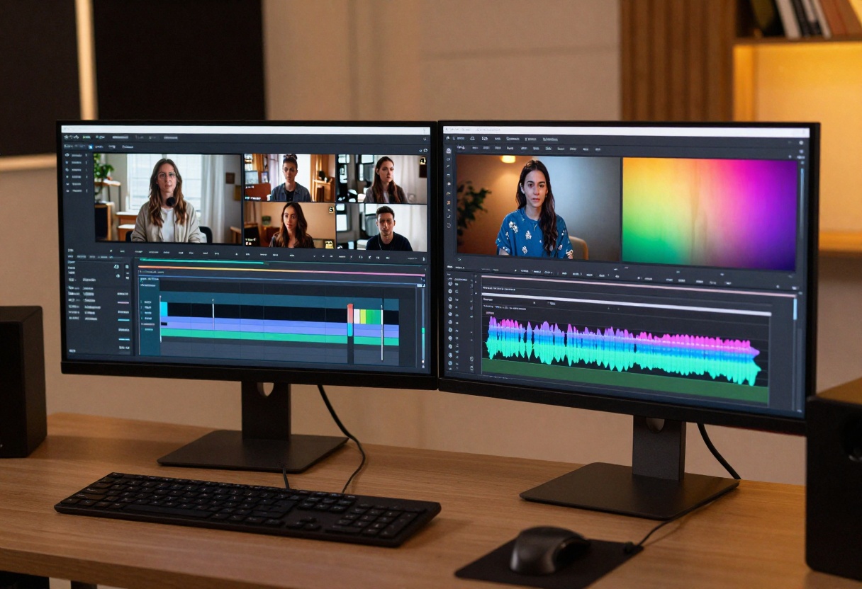 Video editing workflow with AI-generated clips
