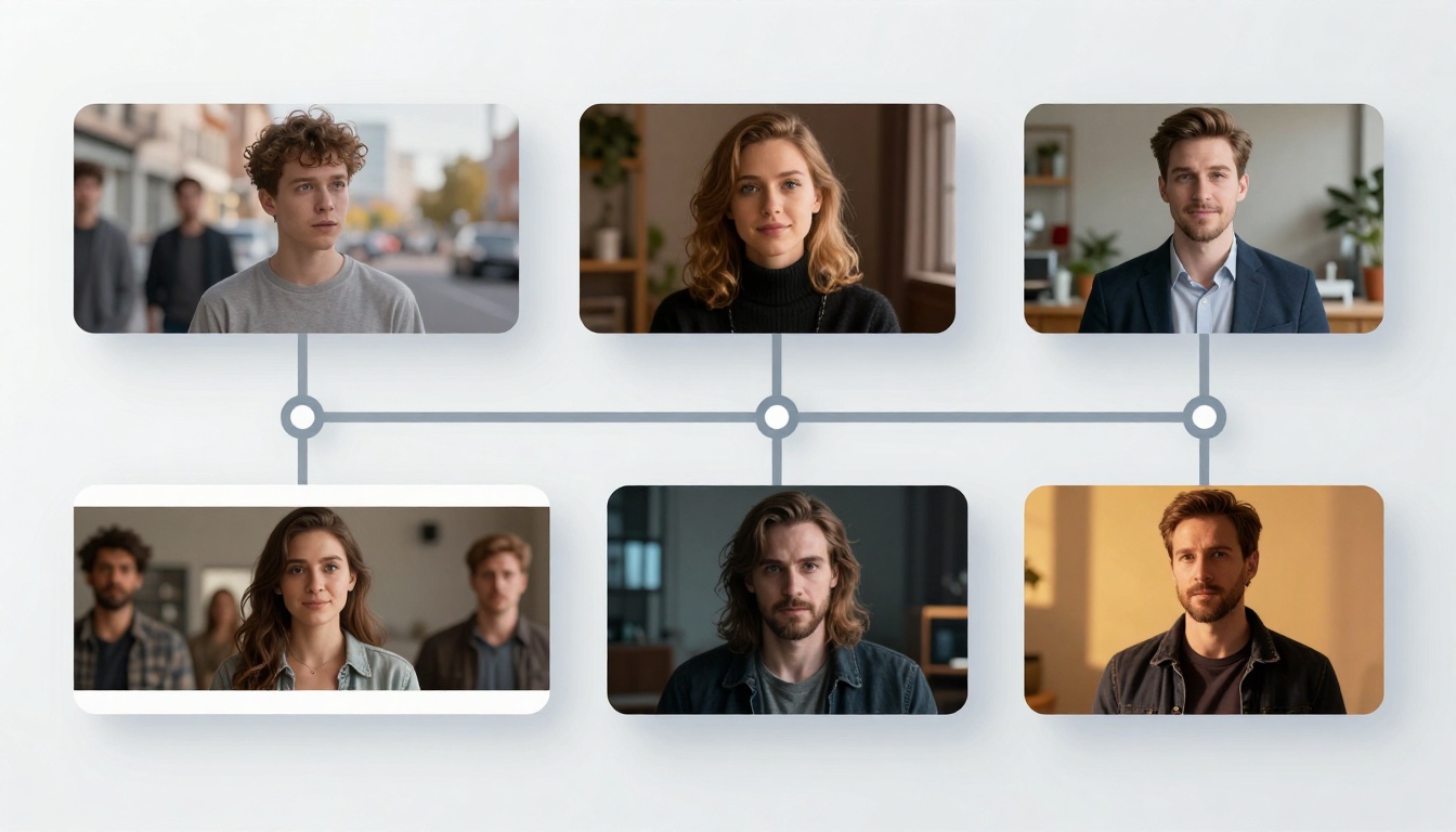 AI video generation evolution showing progression from simple animations to cinematic quality AI video generation evolution showing progression from simple animations to cinematic quality