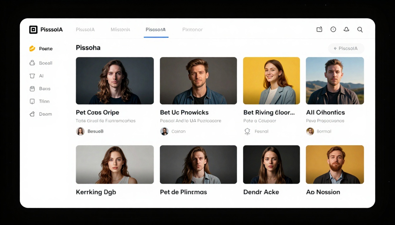 PicassoIA platform interface showing multiple AI video models