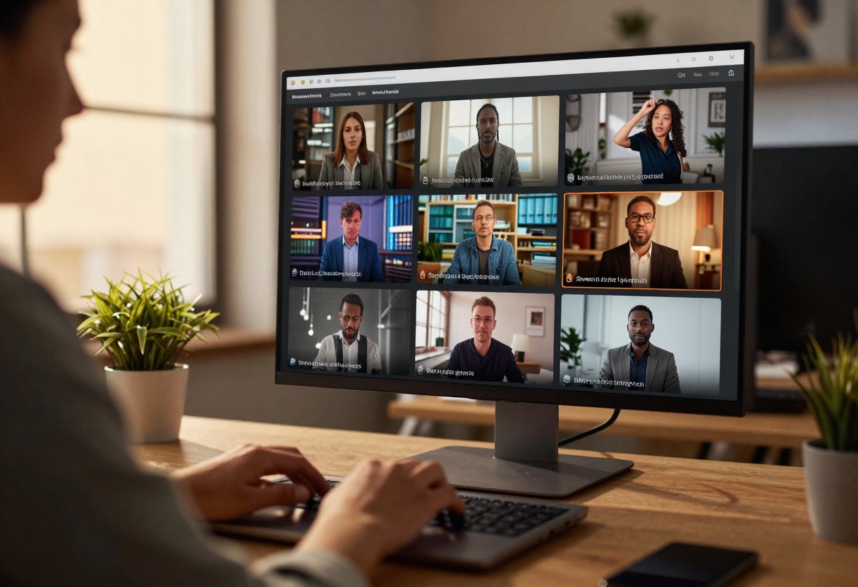 AI video generation workspace