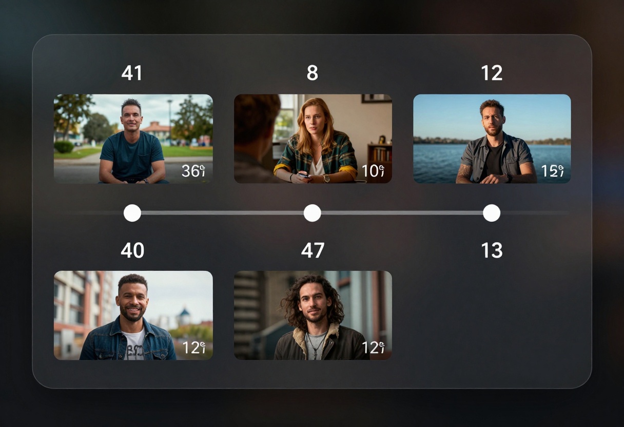 Timeline showing different duration options