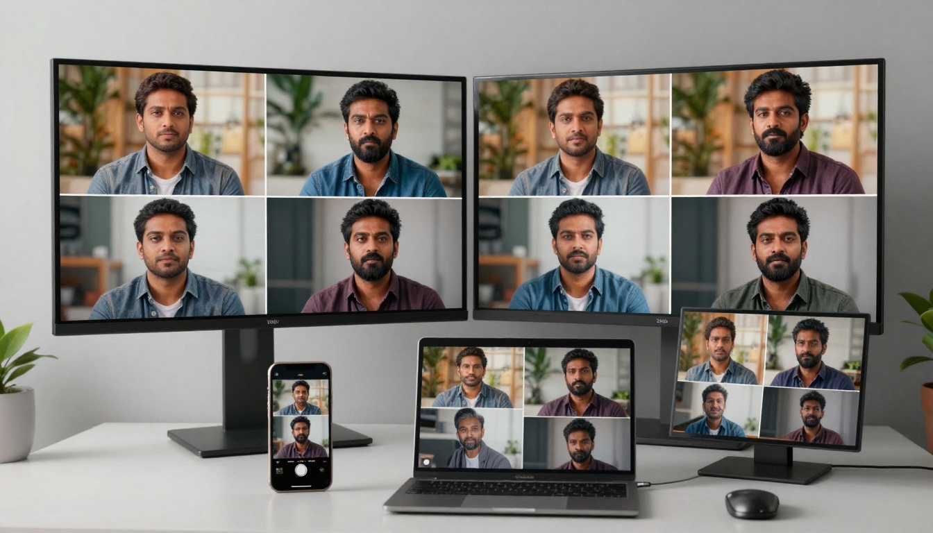 Different aspect ratios displayed on various devices