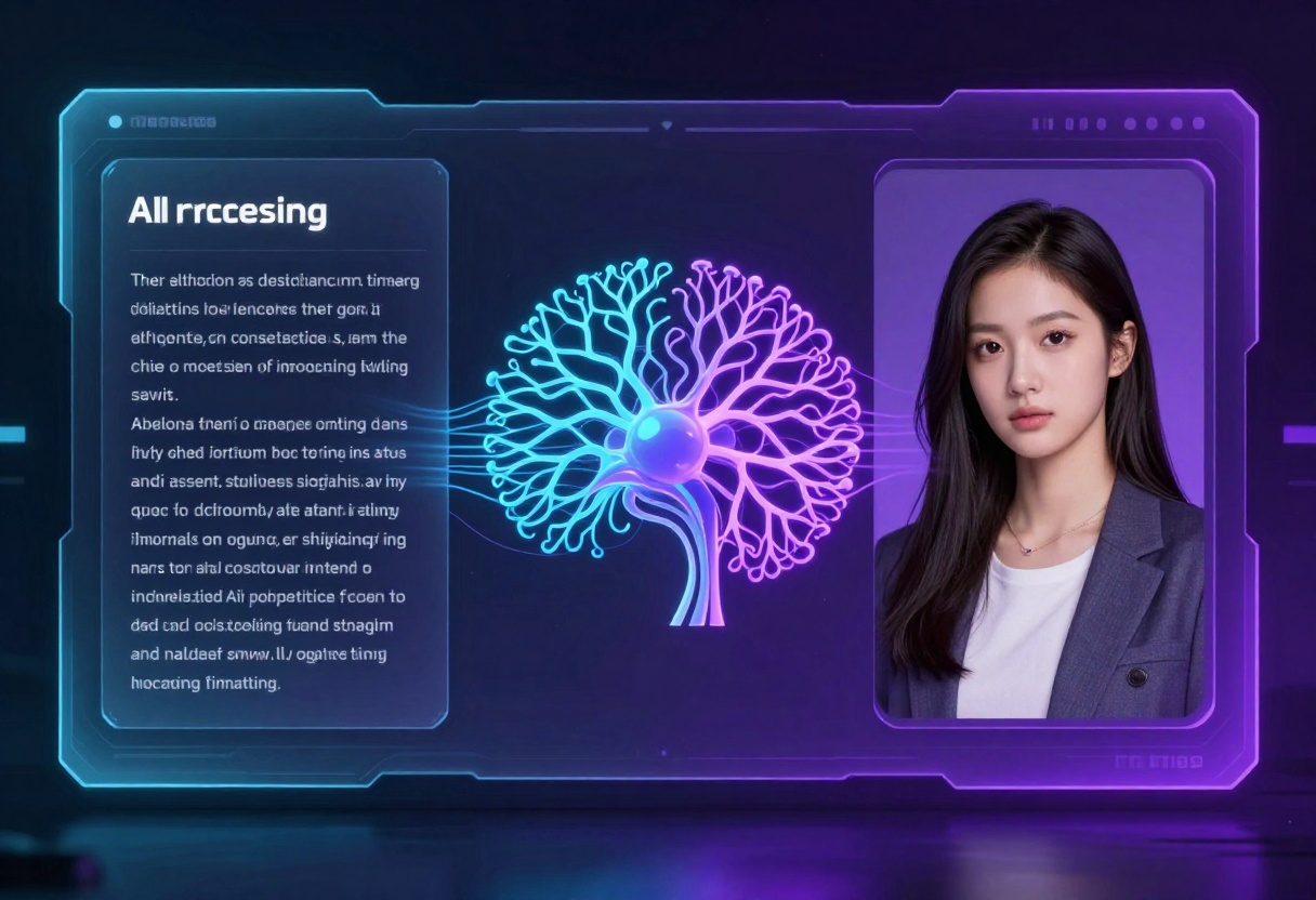 Visualization of multimodal AI processing text and images