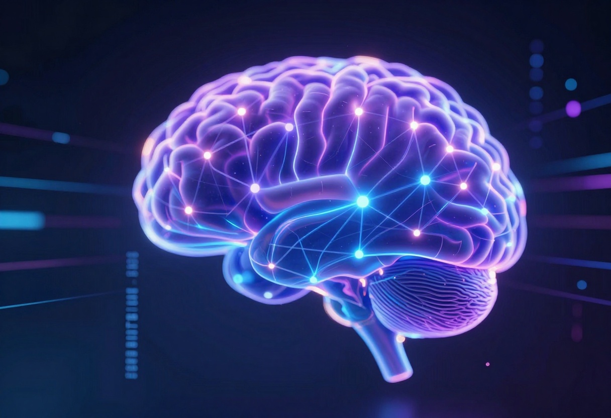 AI neural network visualization