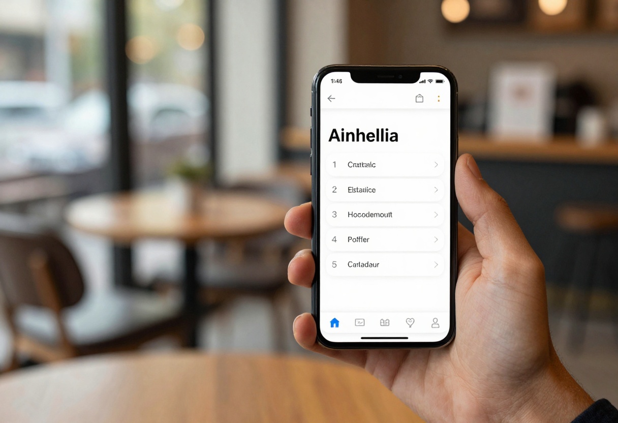 Mobile AI text generation app interface