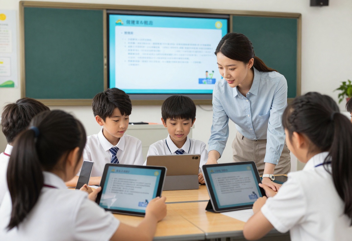Educational environment using AI for learning