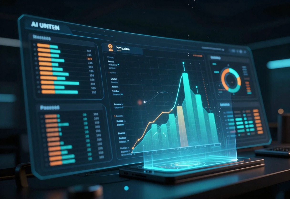 Performance metrics dashboard for AI systems