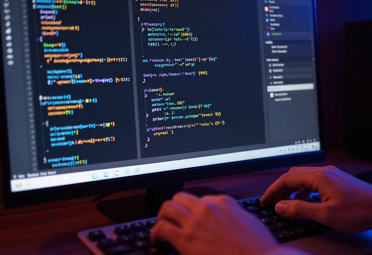 Coding interface with AI-generated code