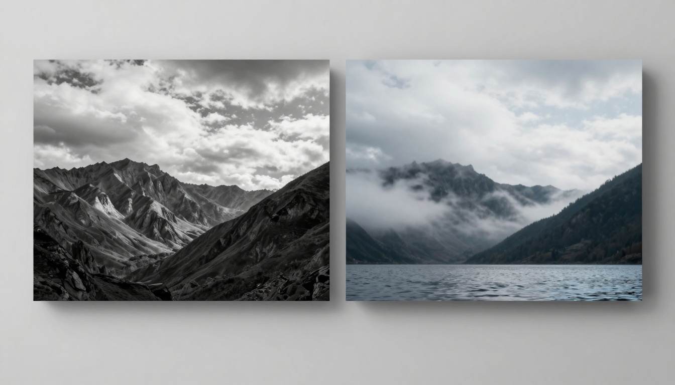 Visual comparison showing static image transformation into dynamic video frames