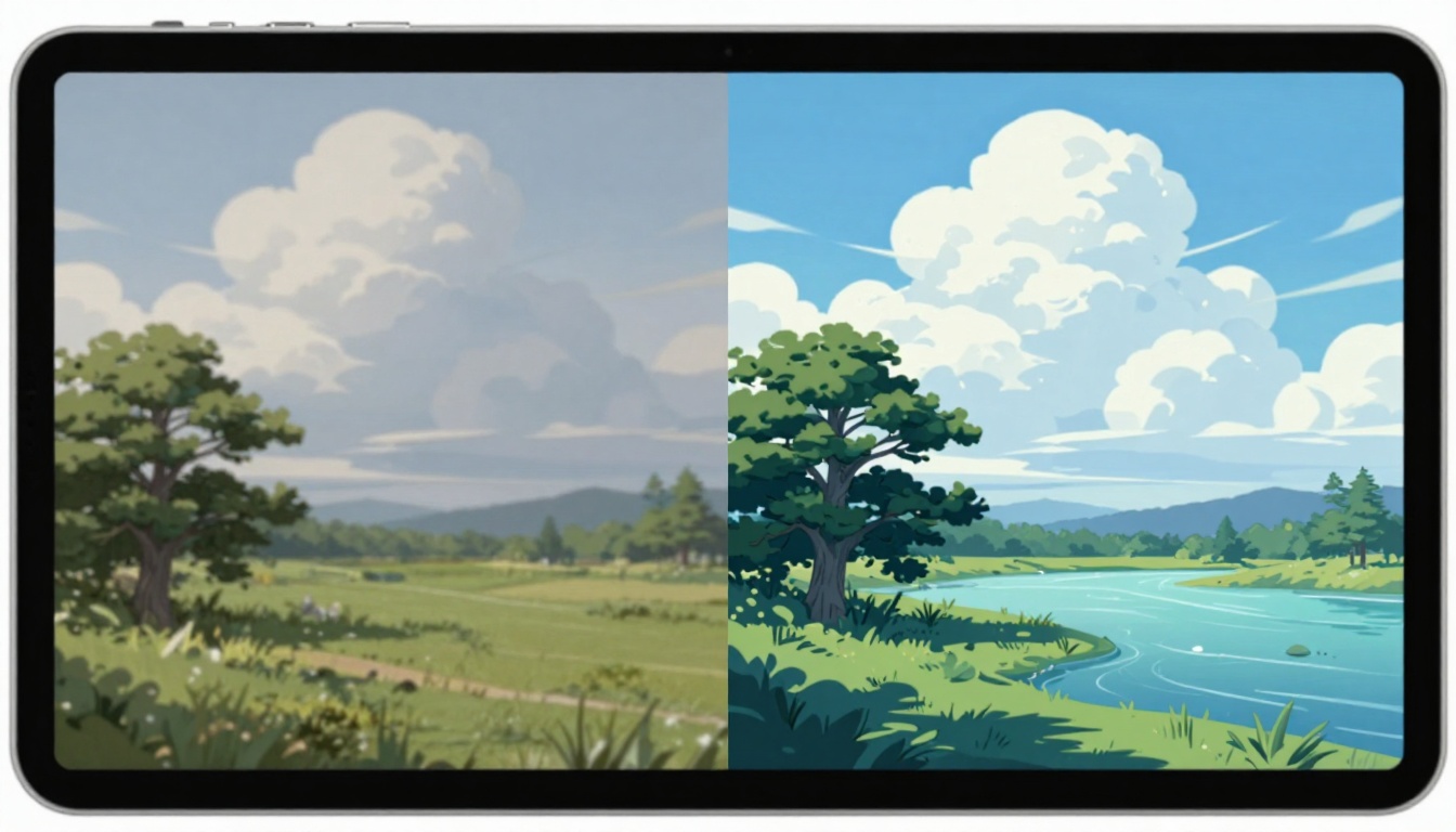 Before and after image to video transformation