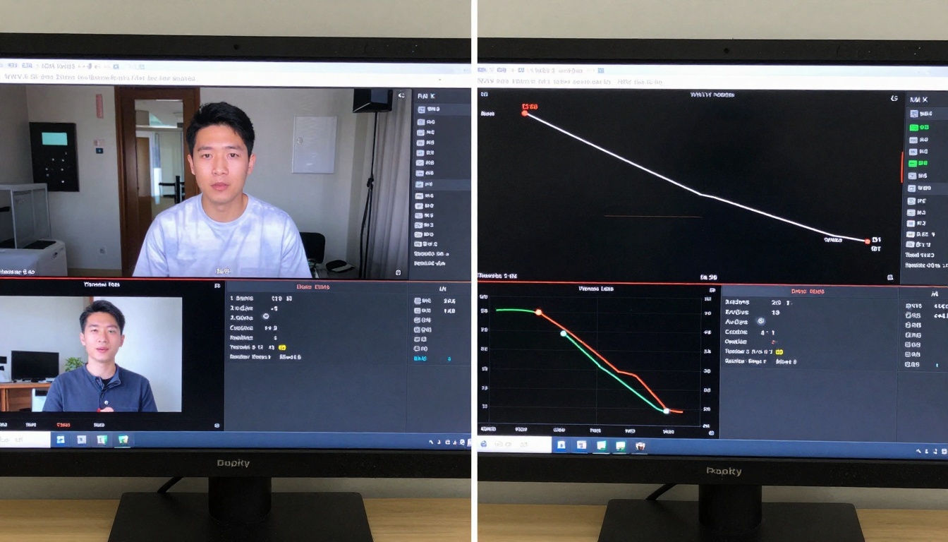 Parameter settings comparison display