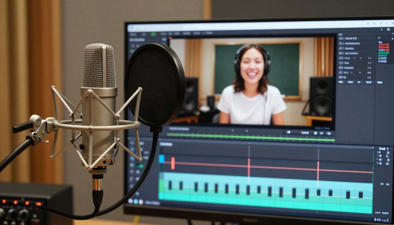 Professional audio production setup