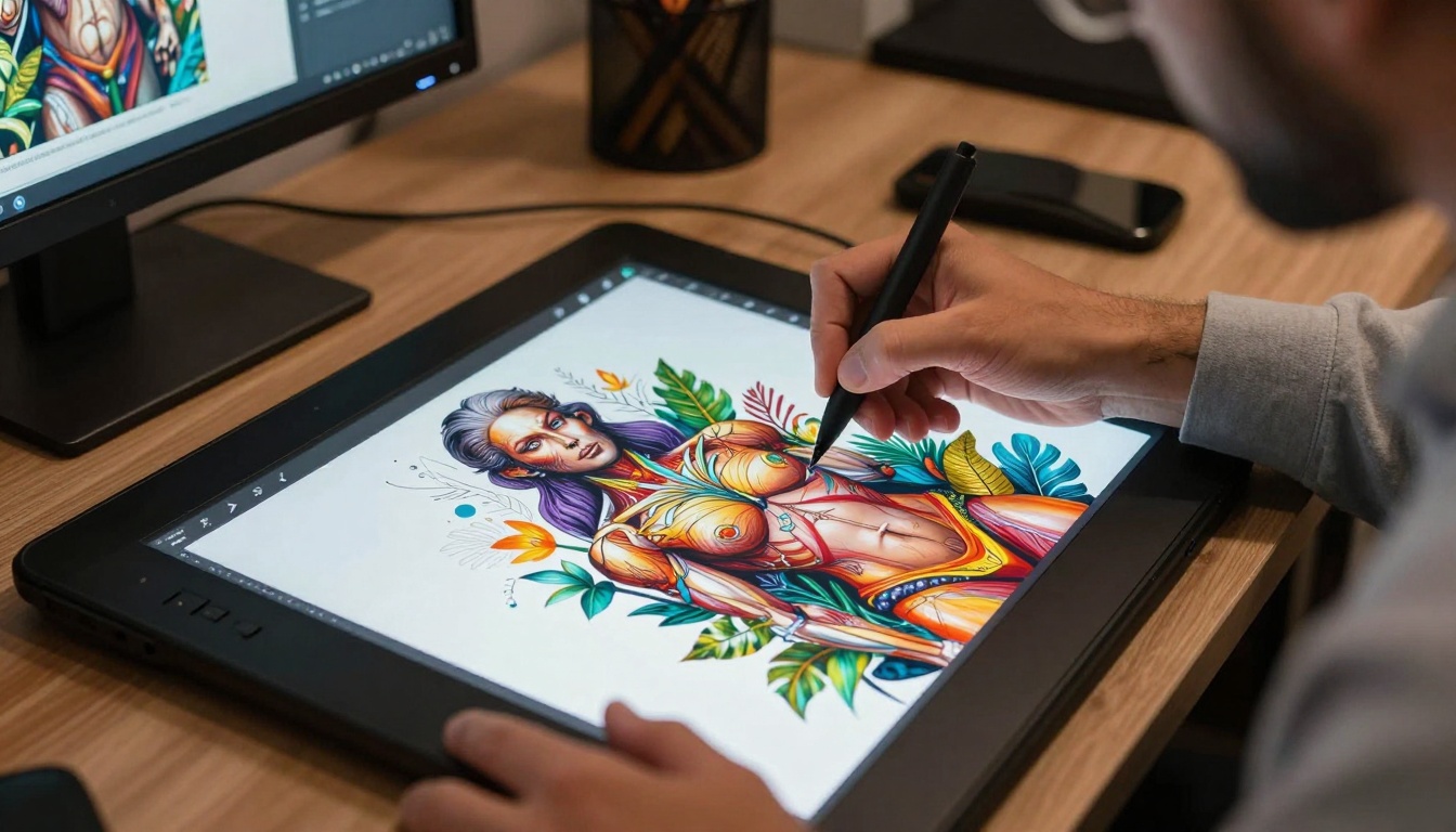 Professional artistic workspace for creative freedom