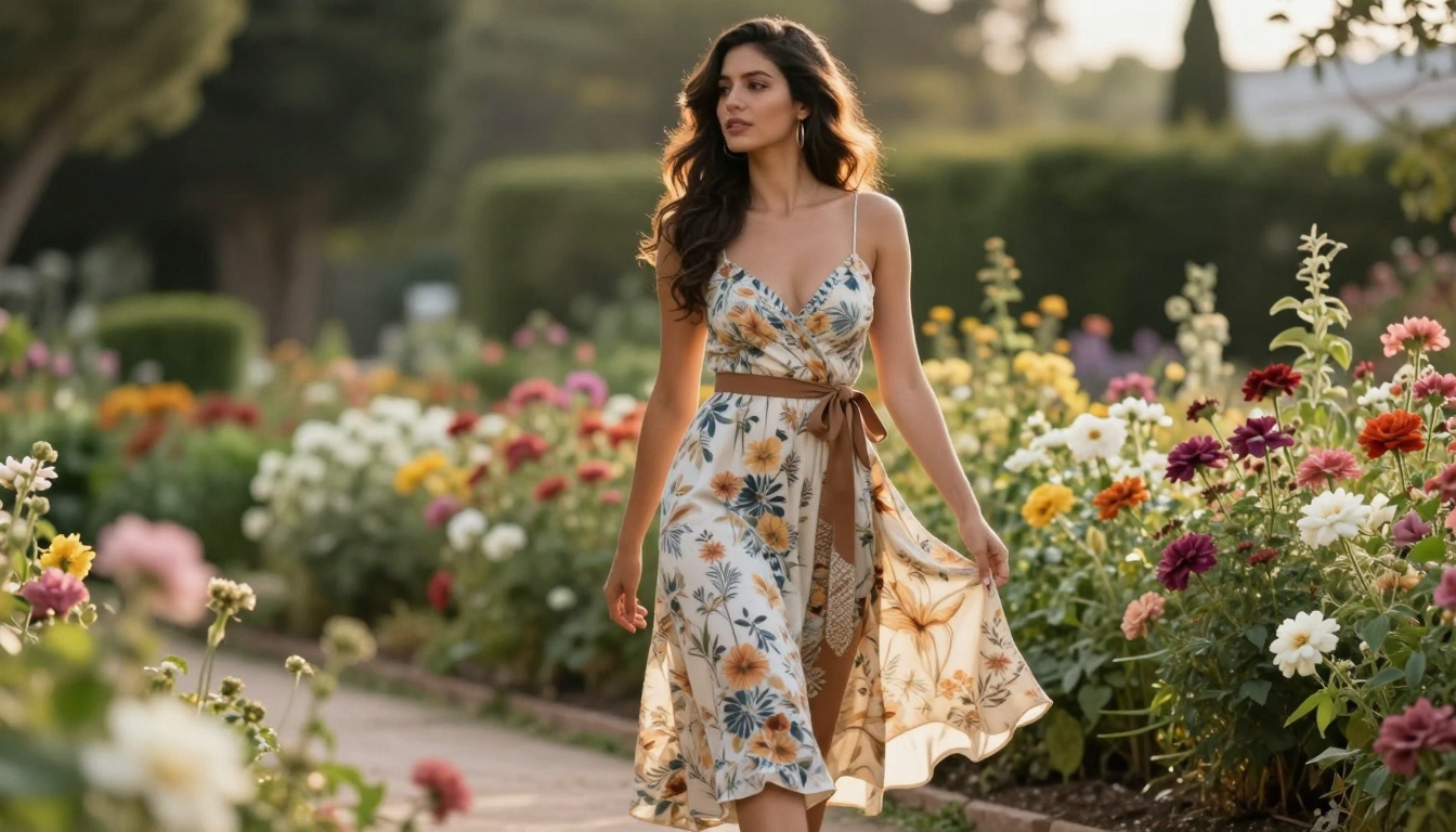 Summer dress garden example