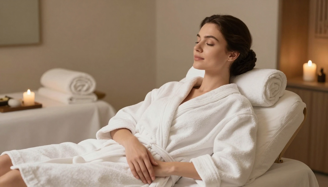 Spa relaxation and wellness scene