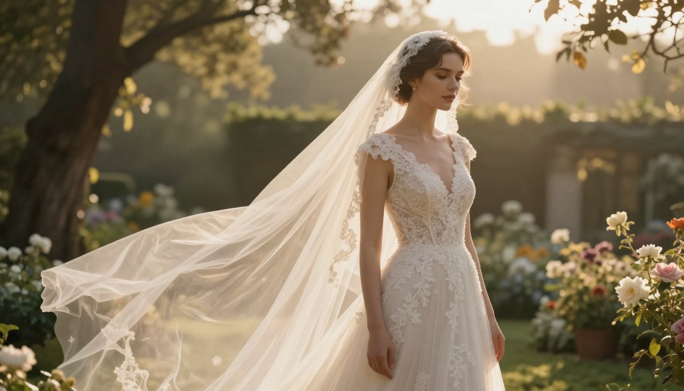 Elegant bridal portrait