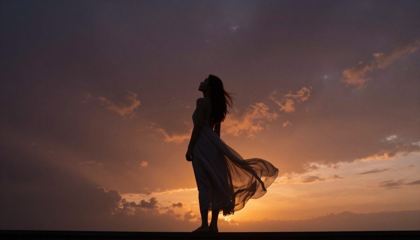 Low-angle silhouette