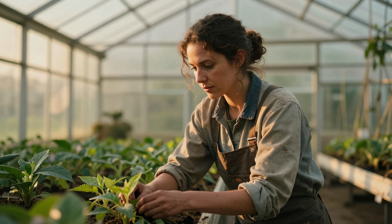 Greenhouse environmental portrait