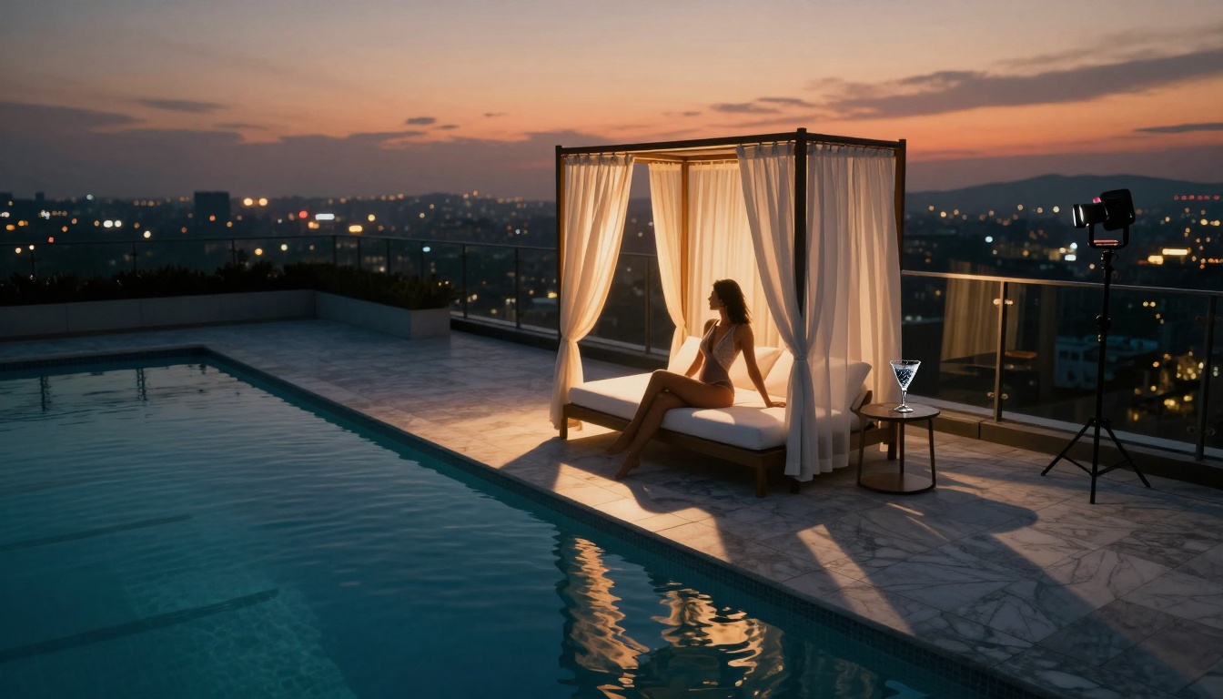 Luxurious Rooftop Photoshoot