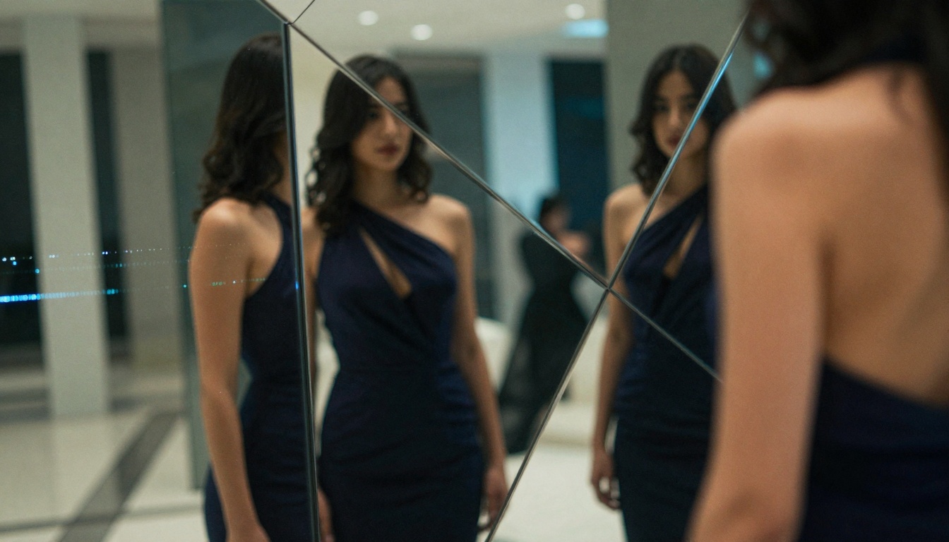 Mirror Reflection Fashion Abstract
