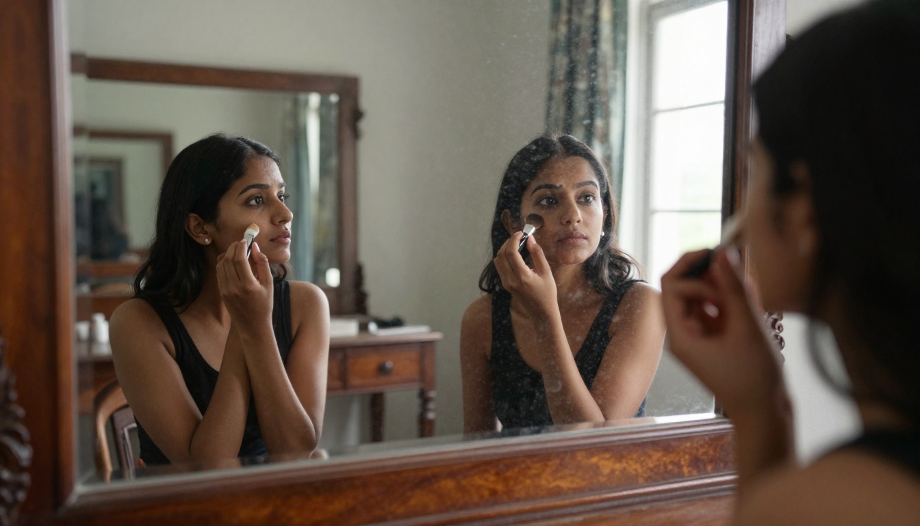 Mirror reflection composition