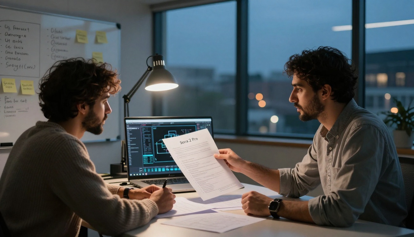 Technical collaboration scene Technical collaboration scene