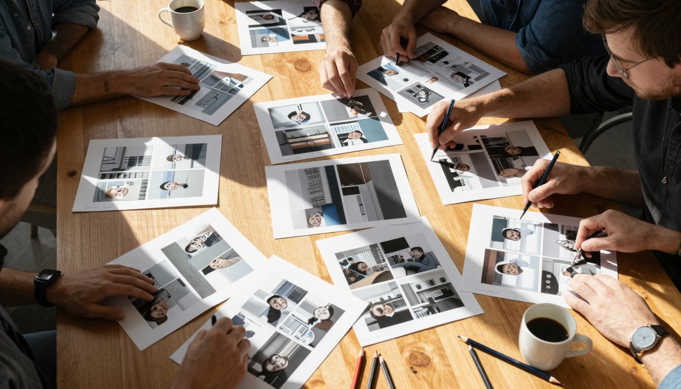 Storyboard review session
