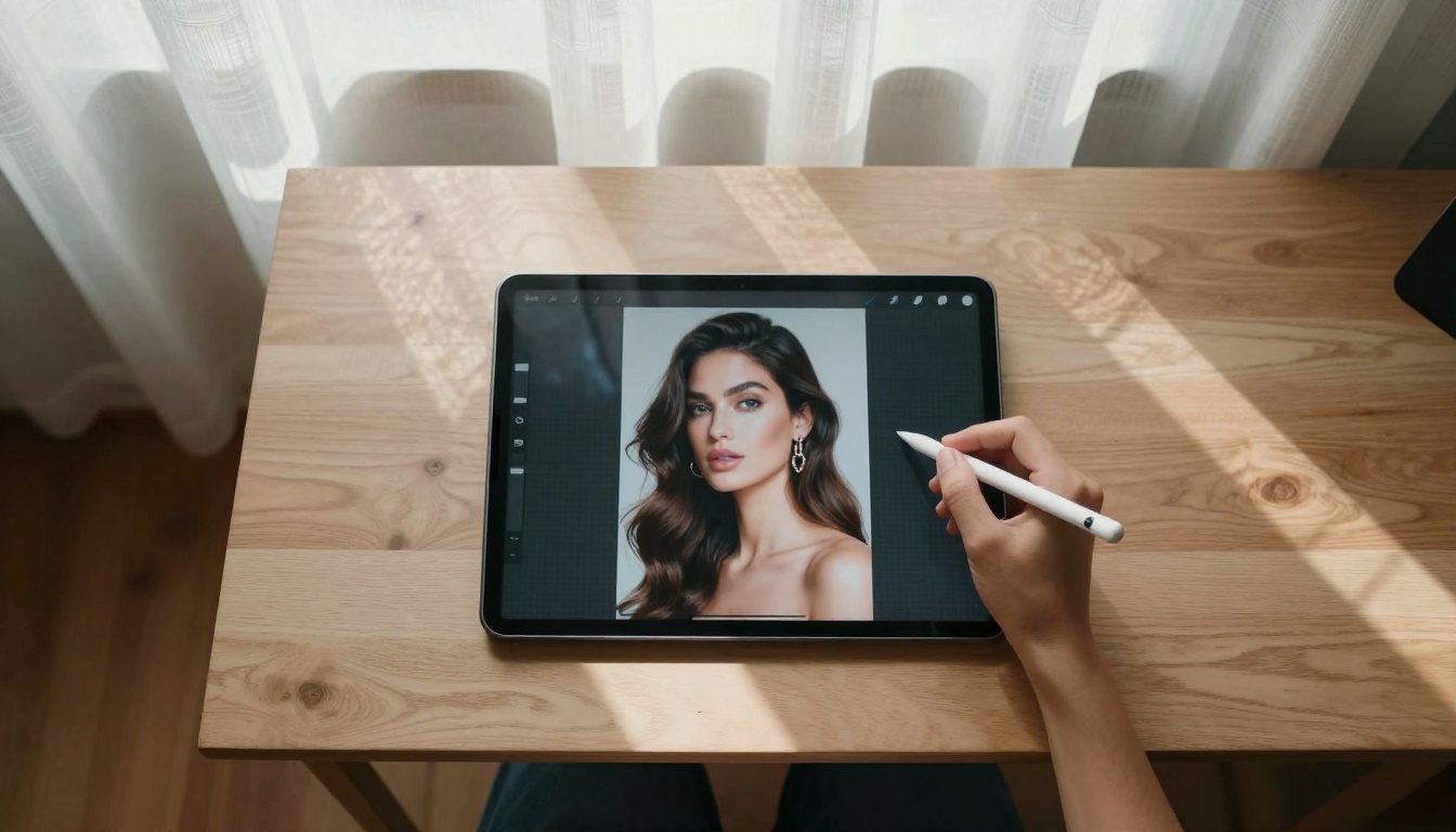 AI Art Studio Workspace