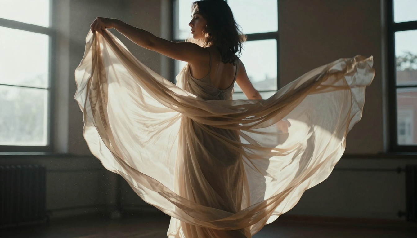 Dancing Fabric Sunlight
