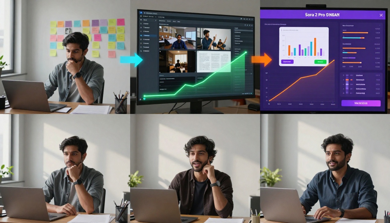 Sora 2 Pro Workflow Visualization