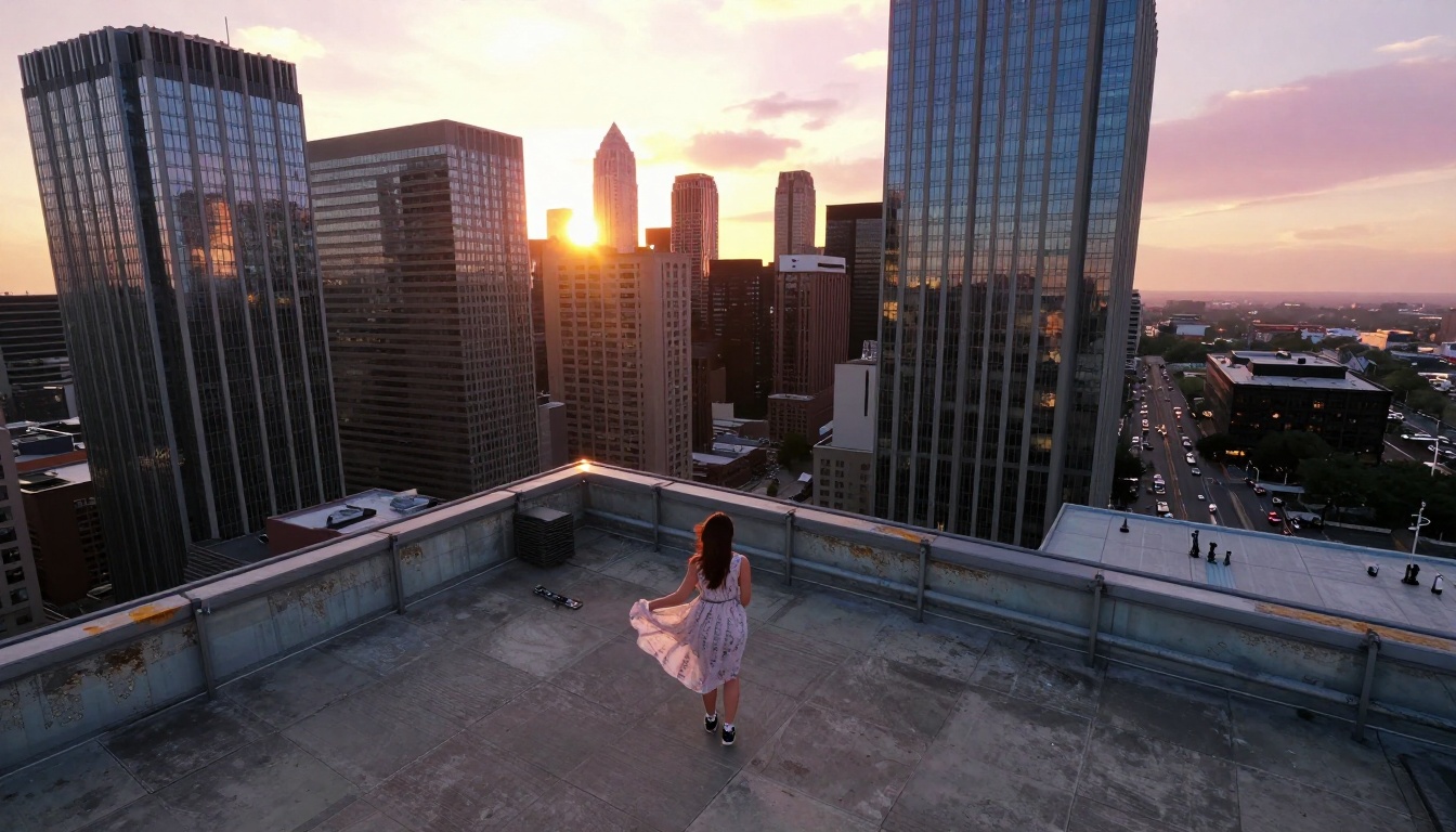 Instagram Reels Rooftop Creation