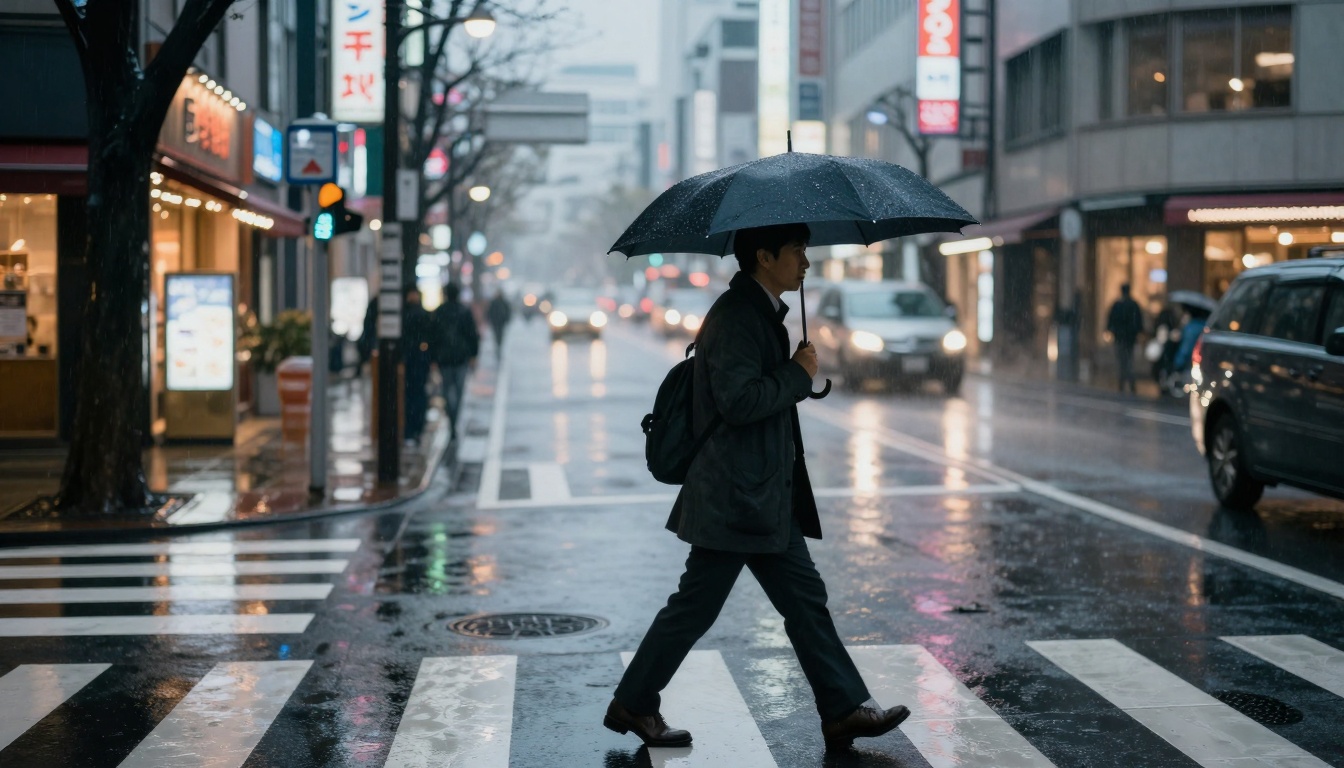 Street photography example with cinematic quality using Flux 2 Pro