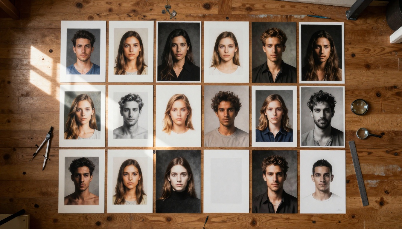 Portrait Lighting Studies Aerial