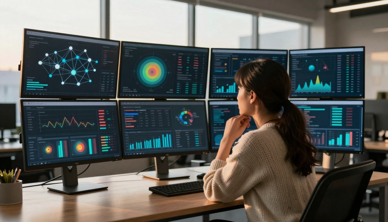 DeepSeek Analytics Dashboard Visualization