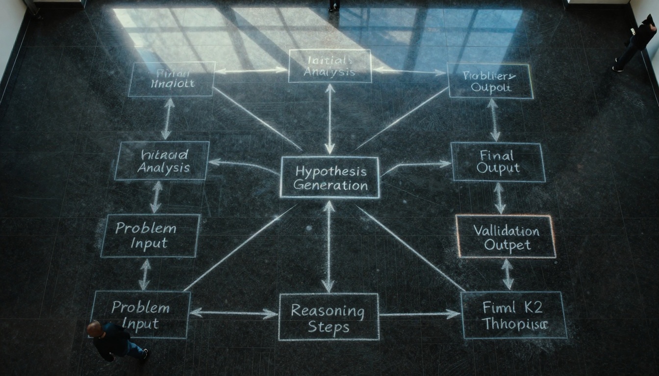 Step-by-step cognitive flowchart