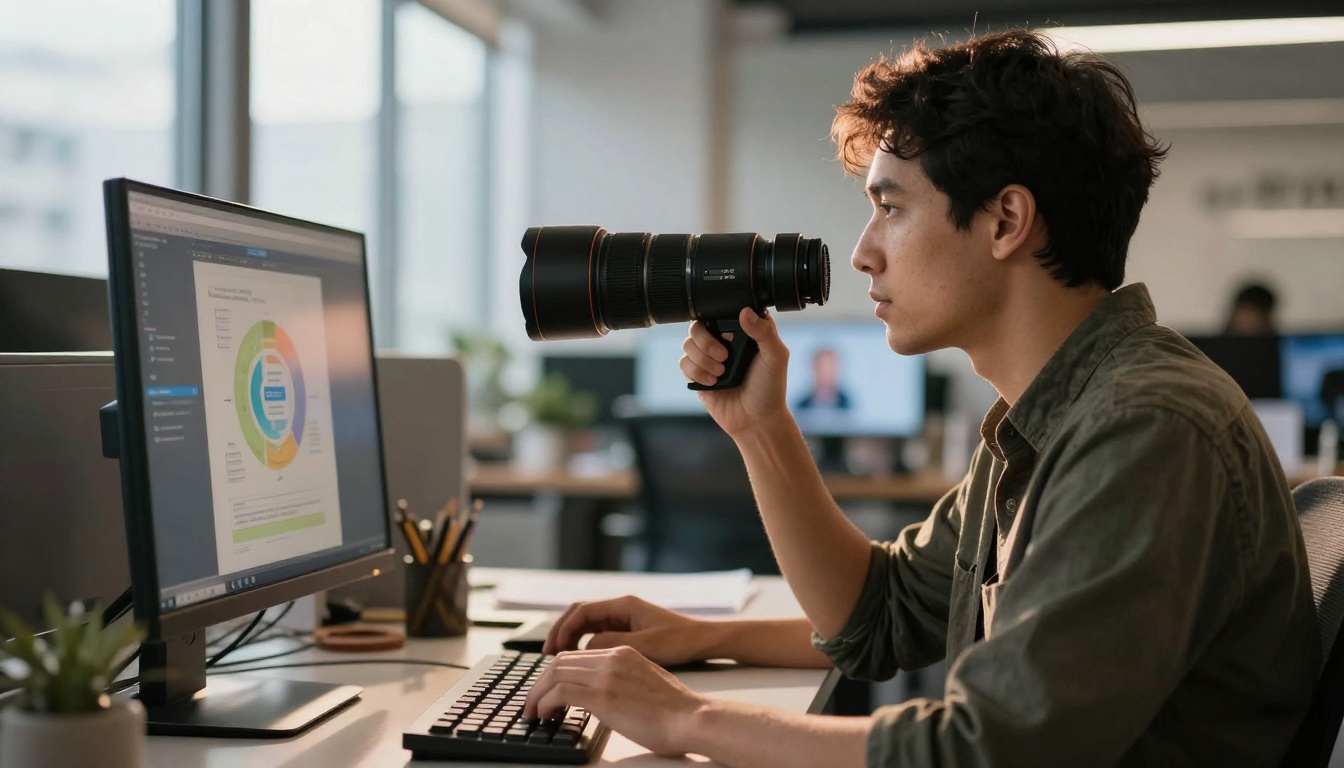 Graphic Designer Using Nano Banana Pro for Advertising