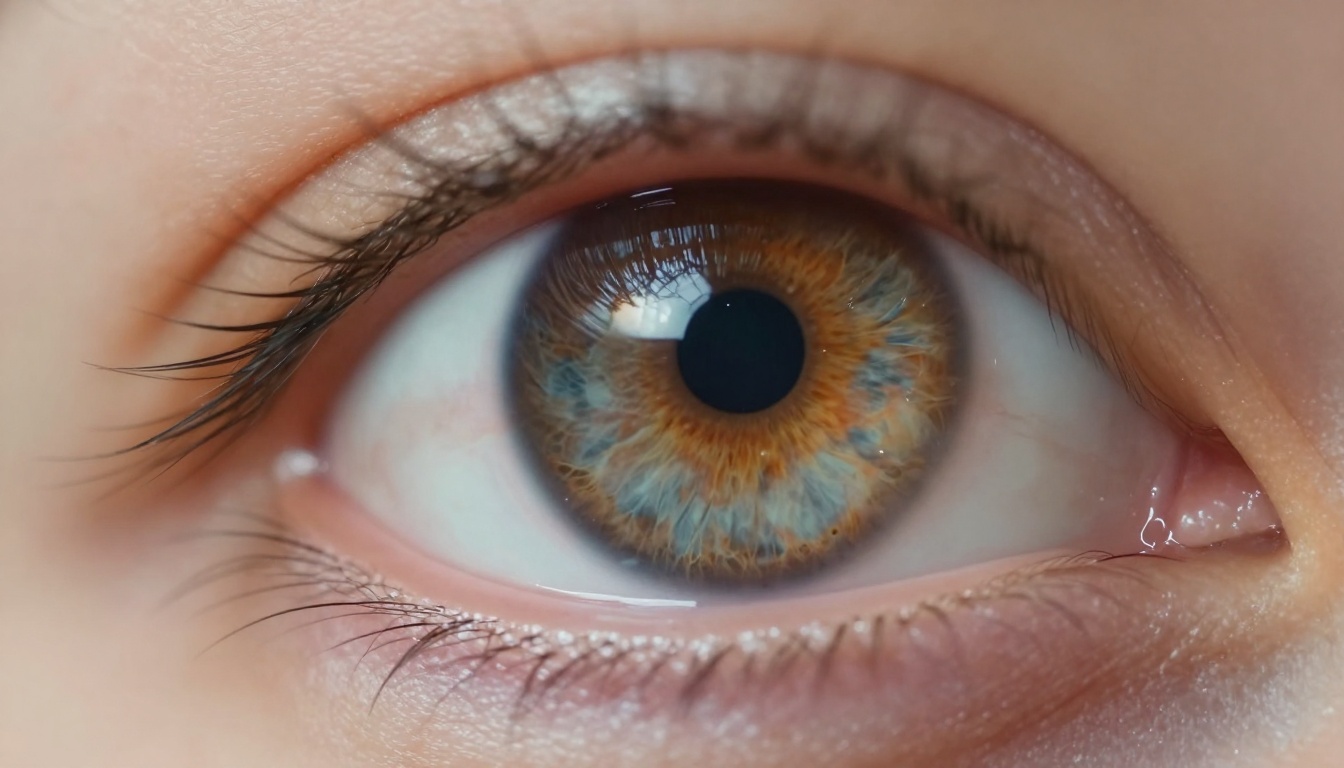 Photorealistic eye detail generated by Flux 2 Max