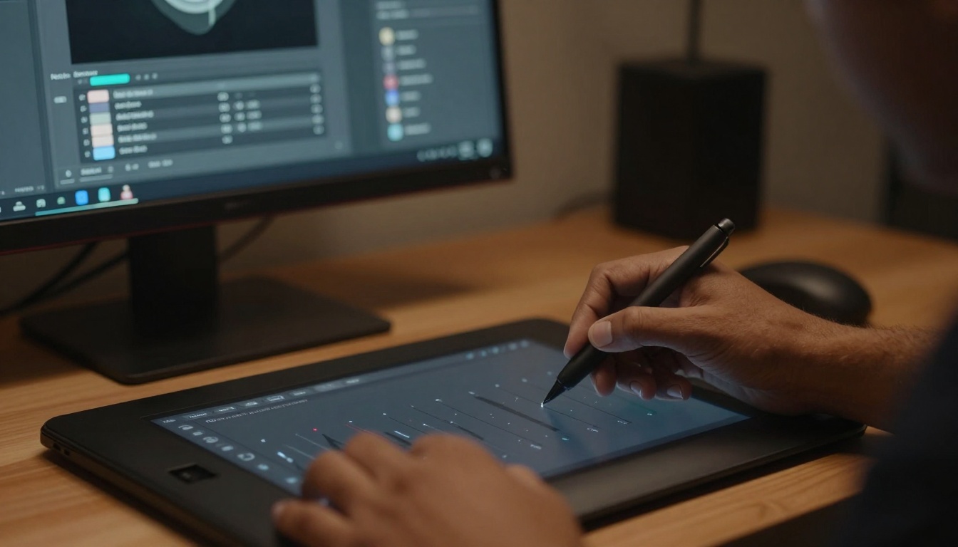 Artist Using Nano Banana Tools