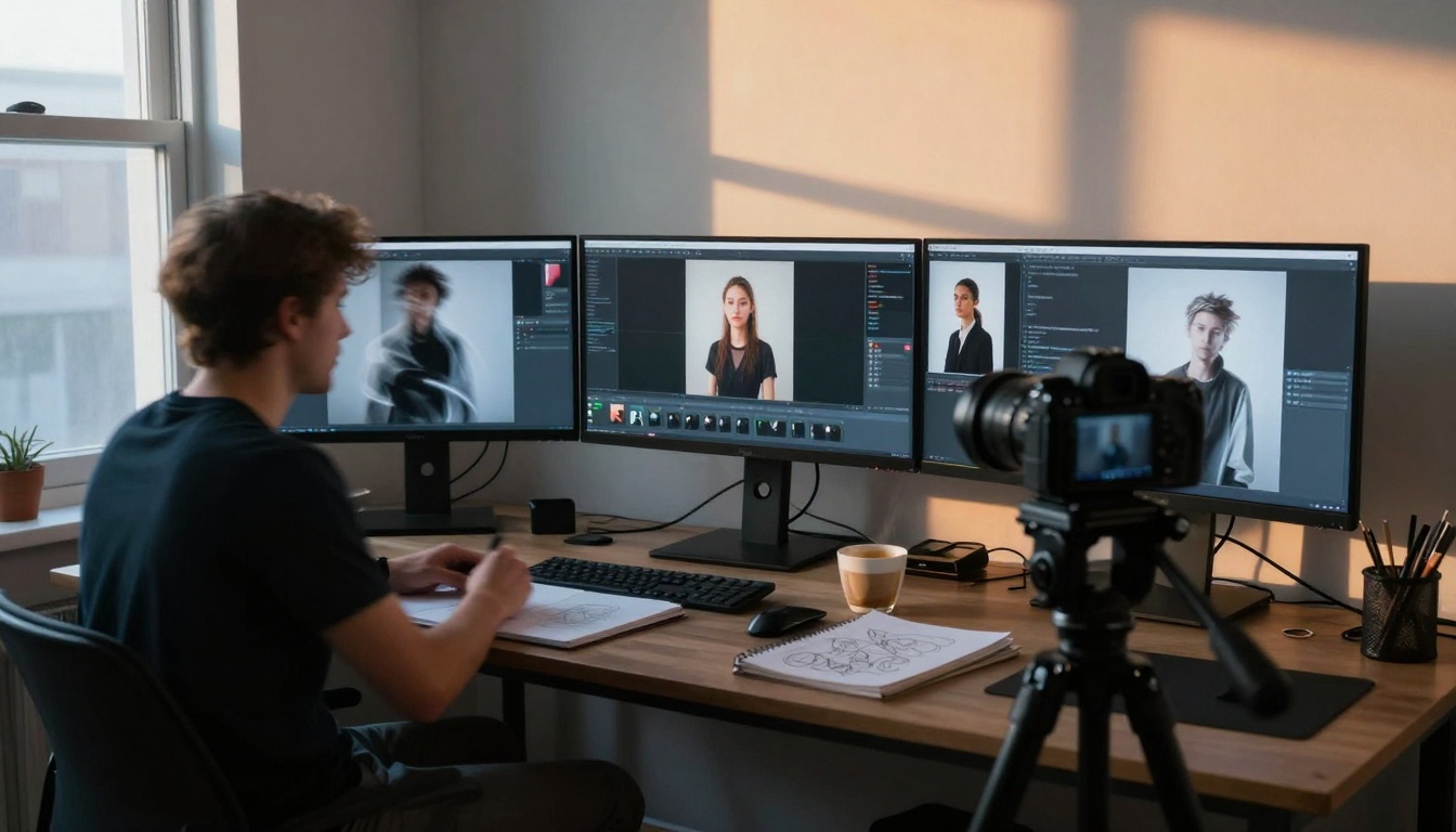 Creative process time-lapse