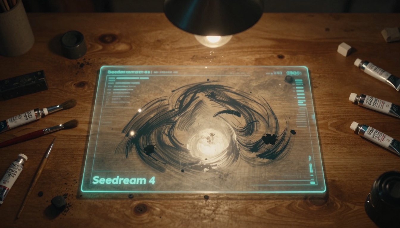 Seedream 4 Interface Closeup