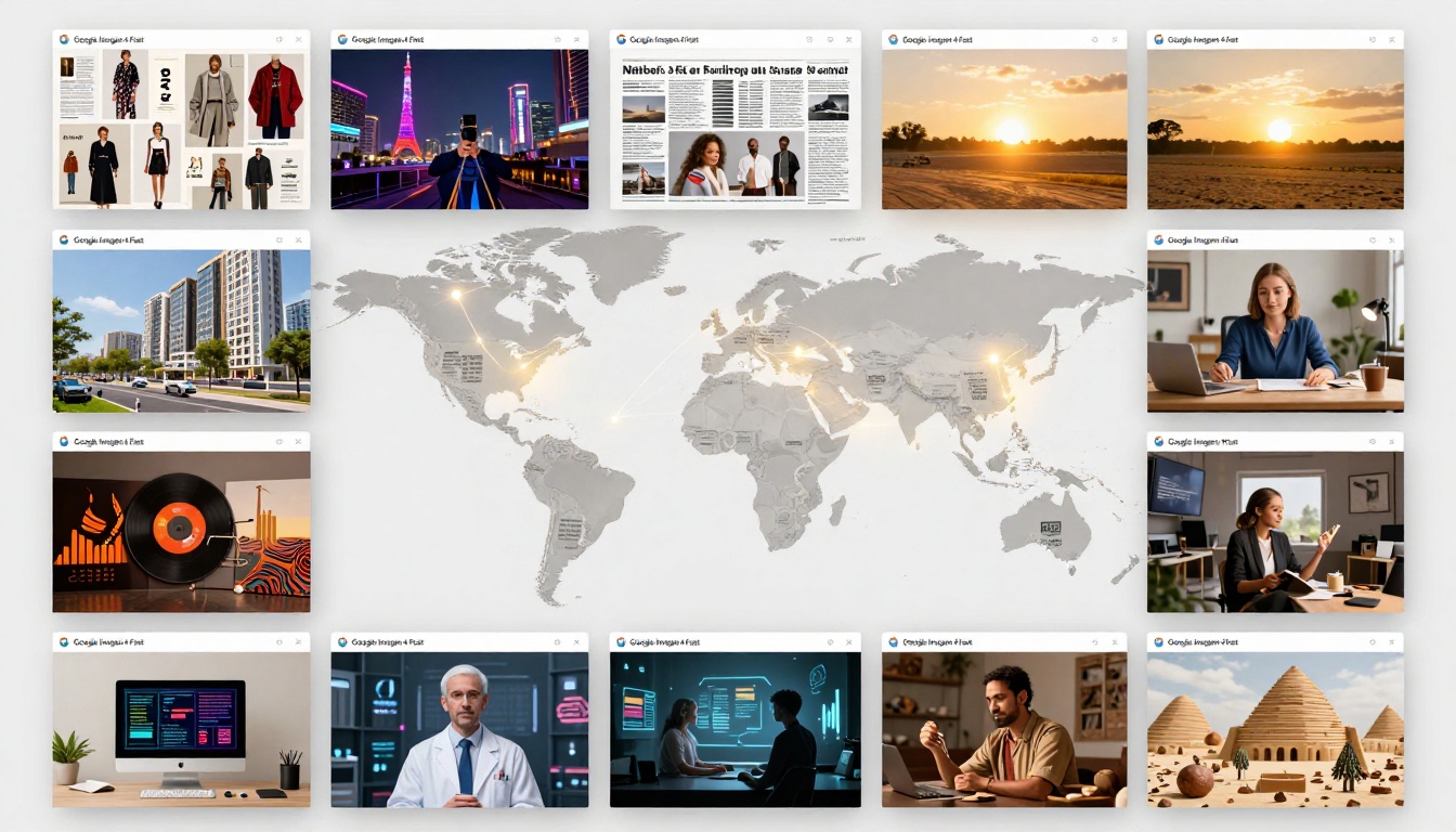 Global usage of AI image generation