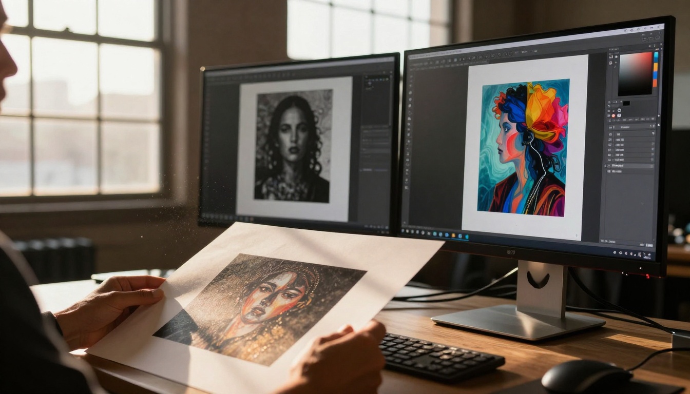 Digital vs Print Comparison