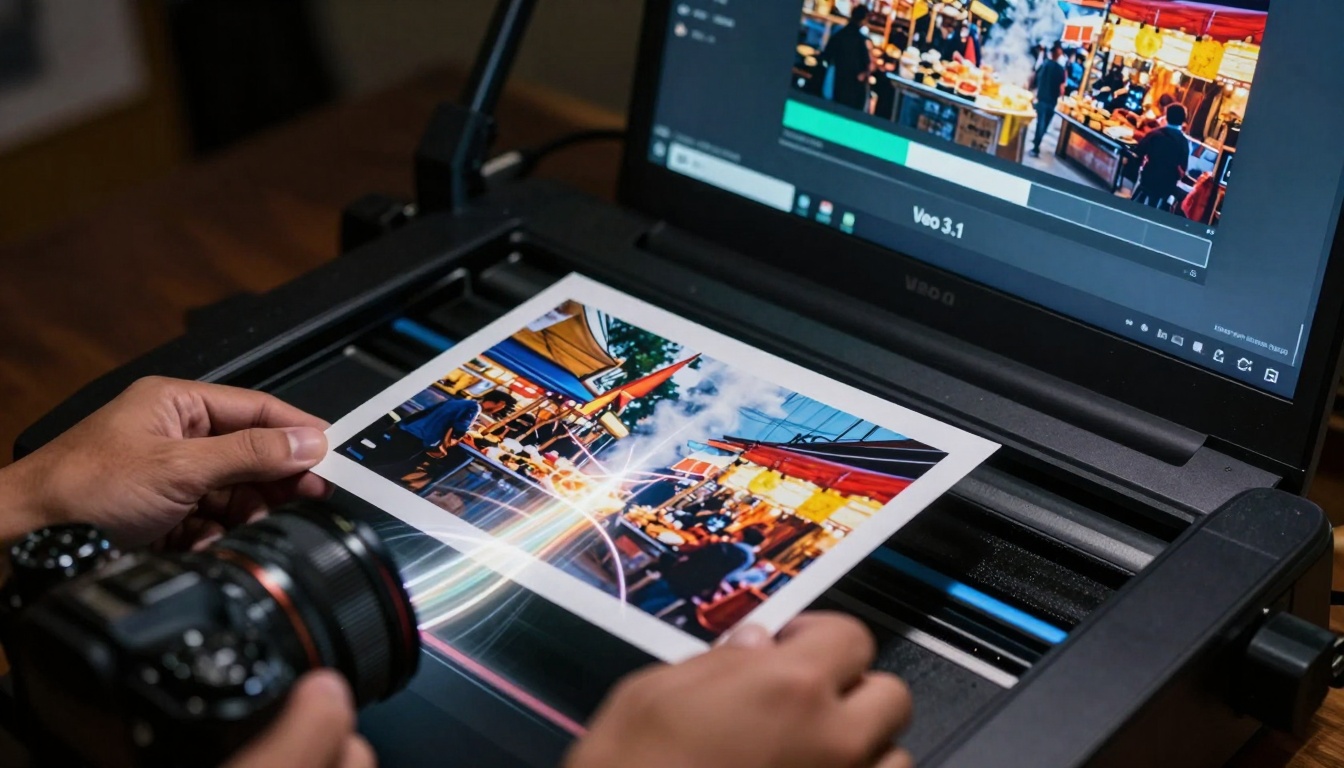 Photo Scanning into Veo 3.1 Process
