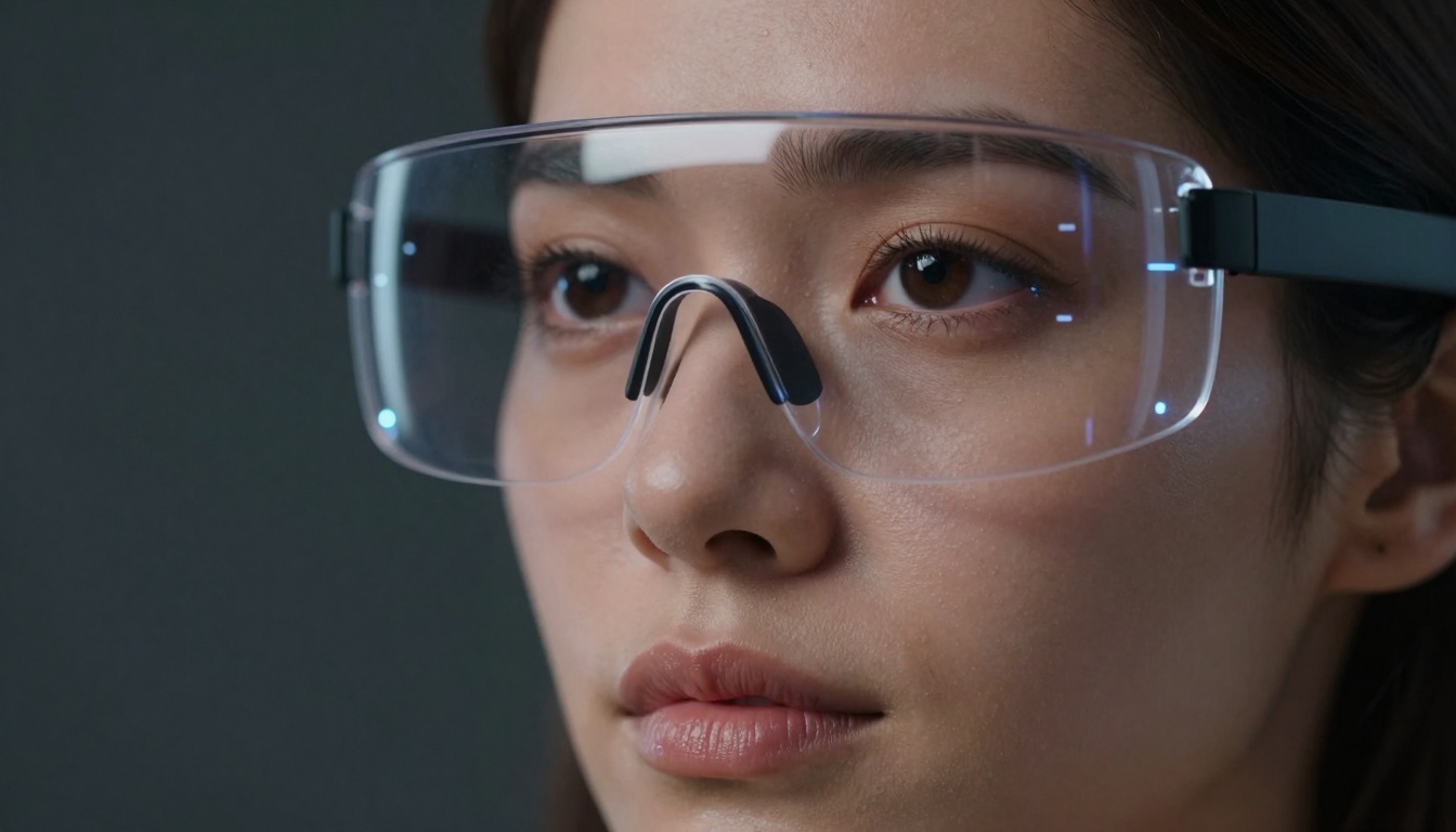 VR glasses close-up