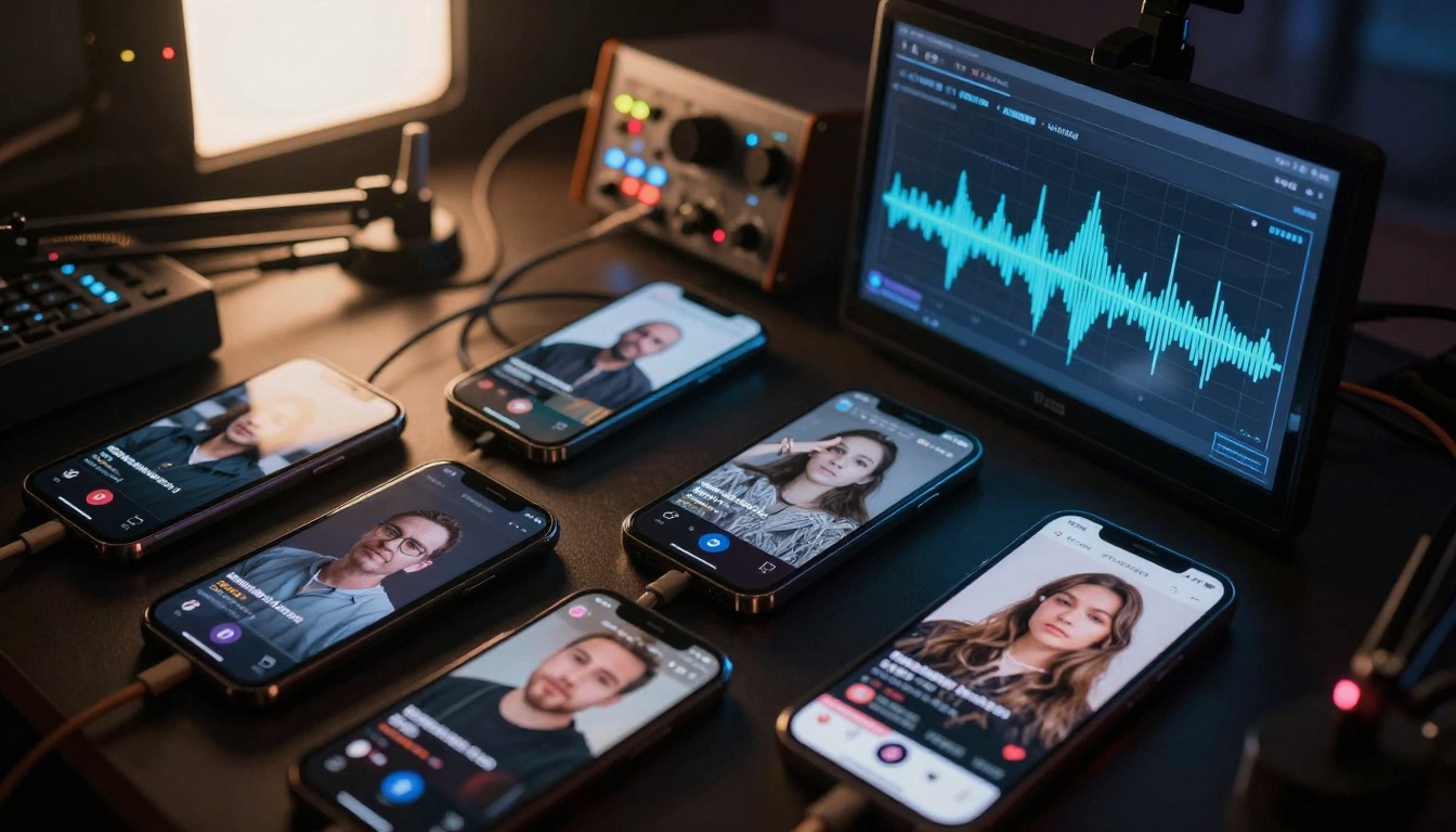 Multi-Screen ASMR TikTok Production