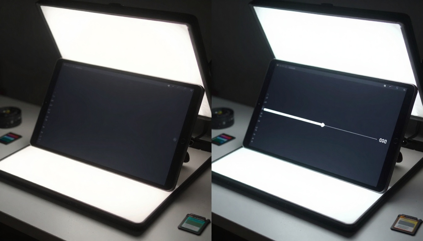 Before/after comparison