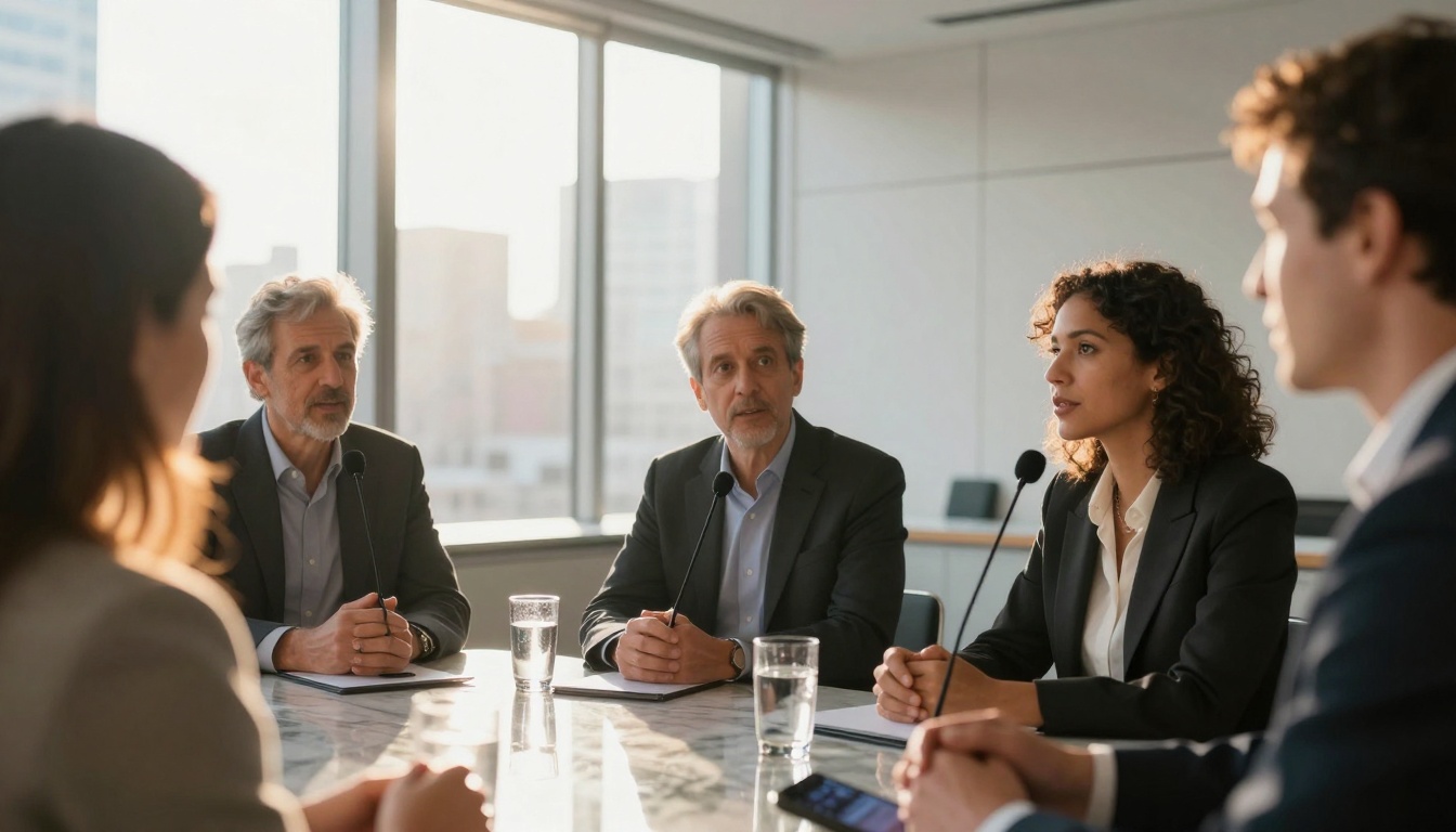 Multi-speaker interviews